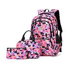 Geometric Print Backpack And Lunch Bag Set For Girls Boys Middle School Eleme