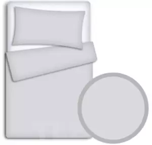 BABY BEDDING SET 70x80cm PILLOW DUVET 4PC FIT CRIB Grey - Picture 1 of 1