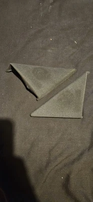 JAGUAR XK8 XKR 96-06 DOOR CORNER TWEETER SPEAKER COVER SET OF TWO - Image 1 of 2