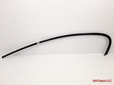 2011 BMW 535i 528i 550i F10 Rear Left Door Top Window Trim Gloss 7209711 Black - Image 1 of 4