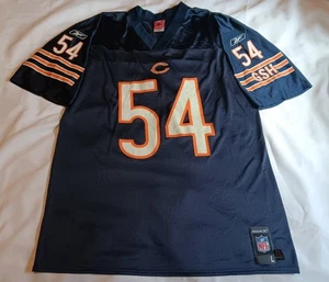 Vintage Chicago Bears Brian Urlacher Trikot #54 L blau Y2K NFL Reebok - Bild 1 von 14