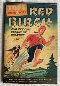 Collectable Vintage “Red Birch & The Lost Colony Of Roanoke”, Tops Comics 1944 - Bild 1 von 21