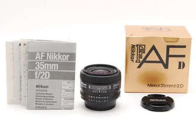 [Top MINT in Box] Nikon AF Nikkor 35mm f/2 D Wide Angle F Mount lens From JAPAN - Image 1 of 4