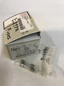 Fuji Terminal FGA0-2 250V 1A Keramiksicherungen 96 Stück - Bild 1 von 4