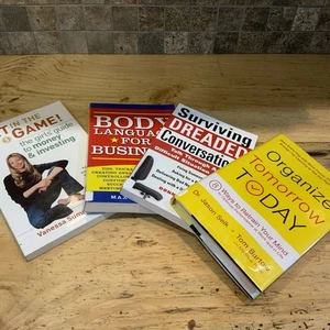 Posten 4 Geschäftsbücher Kommunikation Körpersprache Investieren Produktivität Organisieren - Bild 1 von 16