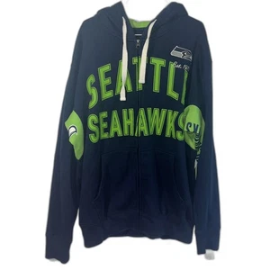 Seattle Seahawks Hoodie NFL Football Pullover Jacket Embroidered men's L - Picture 1 of 7