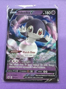 Indeedee V 091/202 – SWSH01 Sword & Shield Holo Ultra Rare Pokémon TCG NM - Picture 1 of 2