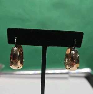 Sterling Silber Overlay Gold Creolen SER#116 - Bild 1 von 5