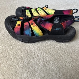 Keen Men 10.5 Newport H2 Water Sandal Rainbow Outdoor Rubber Hiking Sandals - Picture 1 of 5