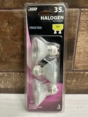 Feit Electric 35 Watt 120V flood reflector MR16 bulb G10 set of 3 #1248 - Image 1 of 2