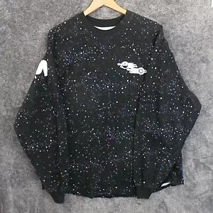 Disney Spirit Jersey Star Wars Mens XL Black All Over Print Long Sleeve - Picture 1 of 15