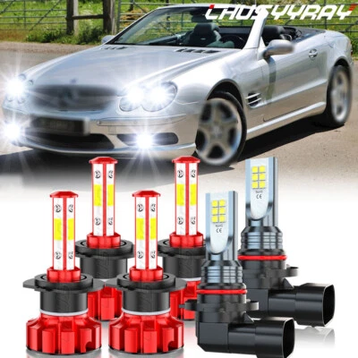 6x Faros antiniebla LED delanteros para Mercedes-Benz SL55 AMG 2003-2006 EE. UU. Foto 1 de 4