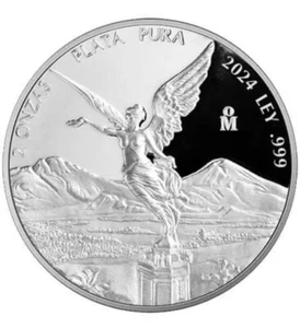 Mexico 2024 Libertad 2 oz Silver Proof - Picture 1 of 2