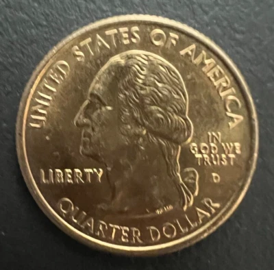 2006D Nevada Gold Plated Quarter Dollar Silver State 1864 - Image 1 of 2