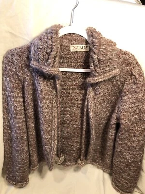 Cárdigan Suéter Vintage ESCADA por SRB Hermosos Colores Usado en Excelente Condición Tejido Suelto Foto 1 de 4