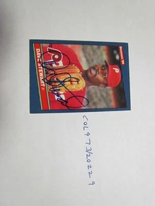 1986 Donruss Dave Stewart Signed Baseball Card 2 - Picture 1 of 3