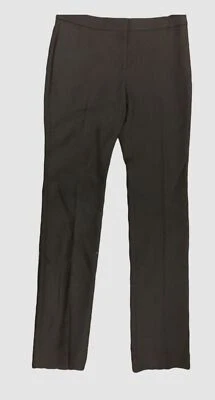 $1375 Alexander Mcqueen Mujer Negro Pierna Recta Lana Seda Pantalones IT 42/US 6 Foto 1 de 3