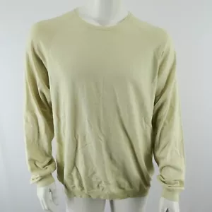 Tommy Bahama maglione pullover girocollo misto seta uomo grande beige - Foto 1 di 5