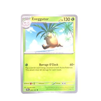 Exeggutor 003/191 Pokemon SV08: Surging Sparks Uncommon NM - Image 1 of 2