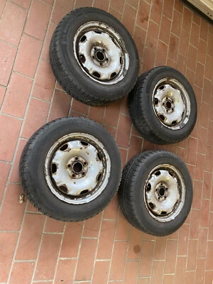 1 x Radsatz Stahlfelgen Kompletträder VW Skoda Seat 6x 14 185/65/14 - Bild 1 von 4