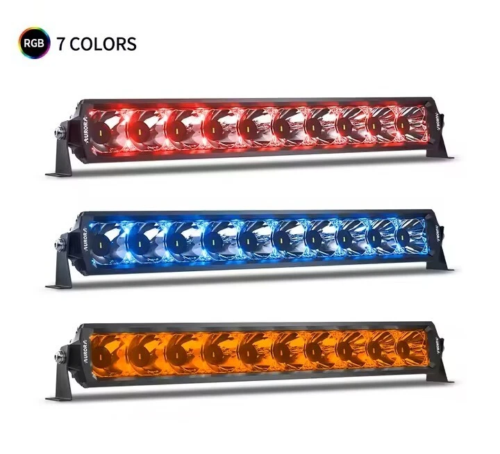 Barra de Luz LED 20 Pulgadas RGB / blanco, interruptor, relé   Foto 1 de 4