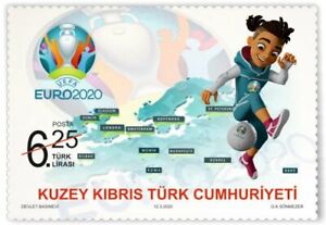 TURKISH NORTHERN CYPRUS/2020 - UEFA Euro 2020 (Soccer), MNH