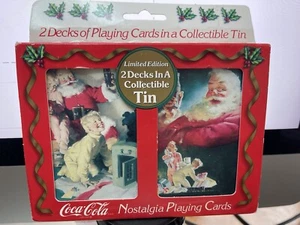 Nostalgia Playing Cards. Limitededition 2 decks in a collectible Tin - Picture 1 of 2