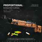 1028pcs Kar98K sniper rifle model building blocks set