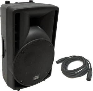HA-C10A Pro DJ 10" Powered 400W Active PA Speaker & 15FT XLR Cable - Picture 1 of 5