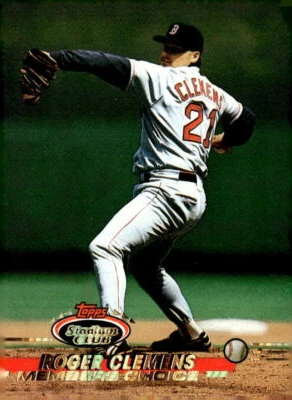 1993 Stadium Club #748 Roger Clemens Members Only Near mint or better - Image 1 of 2