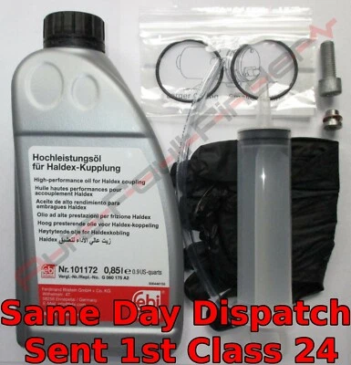 Gen 5 Haldex Oil Service Kit Audi 8v A3 S3 RS3 Q3 Q3RS TT TTS TTRS Mk3 Q2 SQ2 S1 - Image 1 of 4
