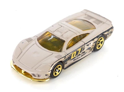 Coche deportivo de juguete Hot Wheels Saleen S7 raro dorado 2001 modelo diecast Mattel Foto 1 de 4