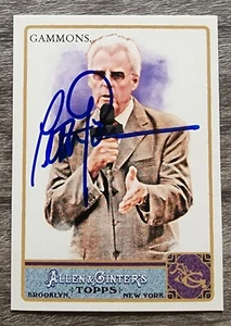Peter Gammons Signed 2011 Allen & Ginter Card #298 Auto Sports Broadcaster RAD - Picture 1 of 2