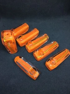 HEAVY SQUARE HAND PIPE 3” CUBE XC20O TUBE USA MINI BLOWN GLASS TOBACCO SMOKING 1 - Picture 1 of 12