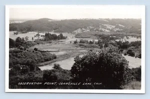 RPPC Observation Point Searsville Lake California San Mateo County Postcard N11 - Picture 1 of 2