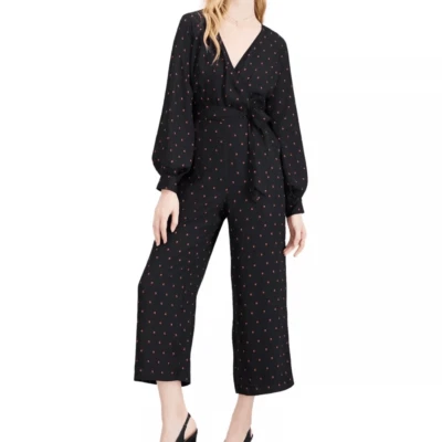 Mono Maison Jules Negro Ladybug Sobrepelliz Cinturón Talla 10 Nuevo sin Etiquetas Foto 1 de 4