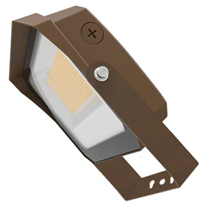 LED Flood Lights 15W/20W/35W Power Selectable with 3CCT Yoke Mount 120-277V UL - Picture 1 of 7