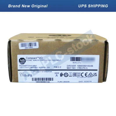 1PC New Factory Sealed Allen-Bradley 1769-IF8 8 Pt Analog Input Module - Image 1 of 4