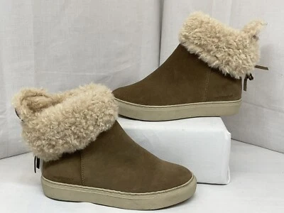 Botines Cougar Devon 6 Nuevos con Etiquetas Gamuza Tostado Piel Sintética Botines Piel de Oveja Impermeables Foto 1 de 4