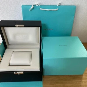 Tiffany & Co. Watch Empty Box Case Outer Box Snap Type Jewelry Storage Used - Picture 1 of 7