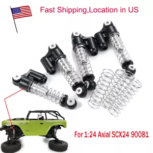 Aluminum Alloy Double Tube Shock Absorber for 1/24 Axial SCX24 90081 Car Upgrade - Picture 1 of 9