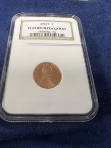 2004 S Lincoln Penny NGC PF69 RD Ultra Cameo - Picture 1 of 2