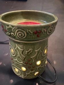 Scaldacera Scentsy Natale Vacanze Verde Agrifoglio Full Size - Foto 1 di 10