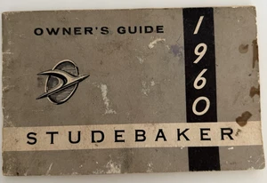 1960 Studebaker Owner's Manual Original - Picture 1 of 3