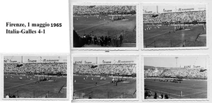 5 FOTO AMICHEVOLE ITALIA GALLES 1 MAGGIO 1951 STADIO FIRENZE NAZIONALE - Picture 1 of 1