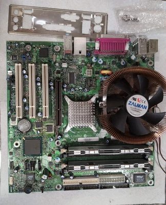 Intel /Gateway D865PELC Socket 478 DDR MicroATX Desktop Motherboard E210882 - Image 1 of 4