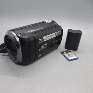 JVC Everio GZ-MS110BEK Handheld High Definition HDD Camcorder Black Tested - Picture 1 of 9