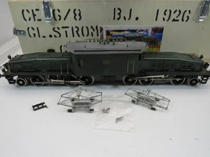 FRISA Spur 0 2L= Krokodil Be 6/8 SBB 14301 SLM MFO - Messing + Original Holzbox - Bild 1 von 24