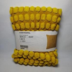 Ikea SVARTPOPPEL 50 x 50cm Cushion Cover Ochre Mustard New Yellow Pillow 20" - Picture 1 of 7