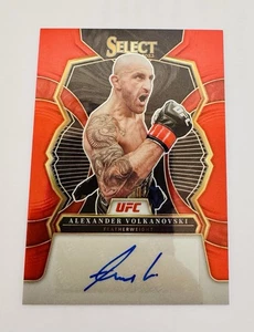 Alexander Volkanovski 2023 Panini Select UFC Red Prizm Autograph Auto /99 - Picture 1 of 2